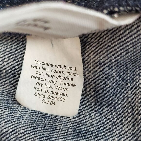 J.Crew Womens Blue Denim Mini Skirt Size 10 Cotton Made In USA 17.5" length - Picture 3 of 7